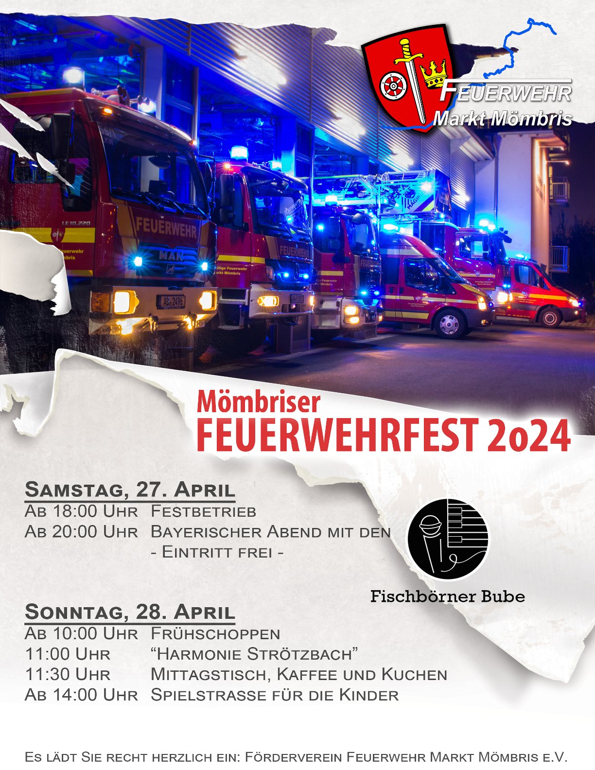 Flyer Feuerwehrfest Mömbris 2024 web