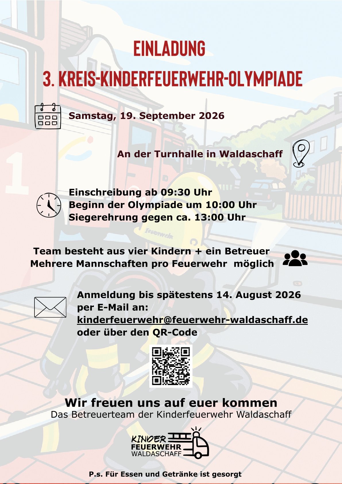 Einladung Kinderfeuerwehr Olympiade