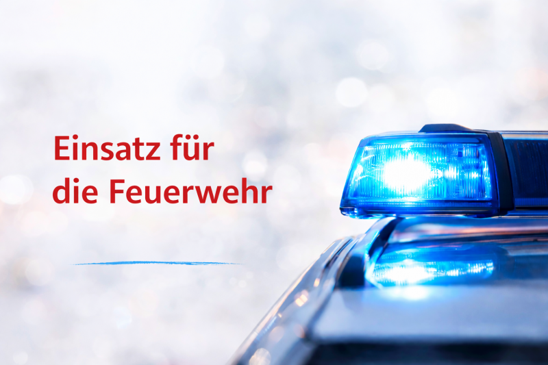 Einsatz für die Feuerwehr hell
