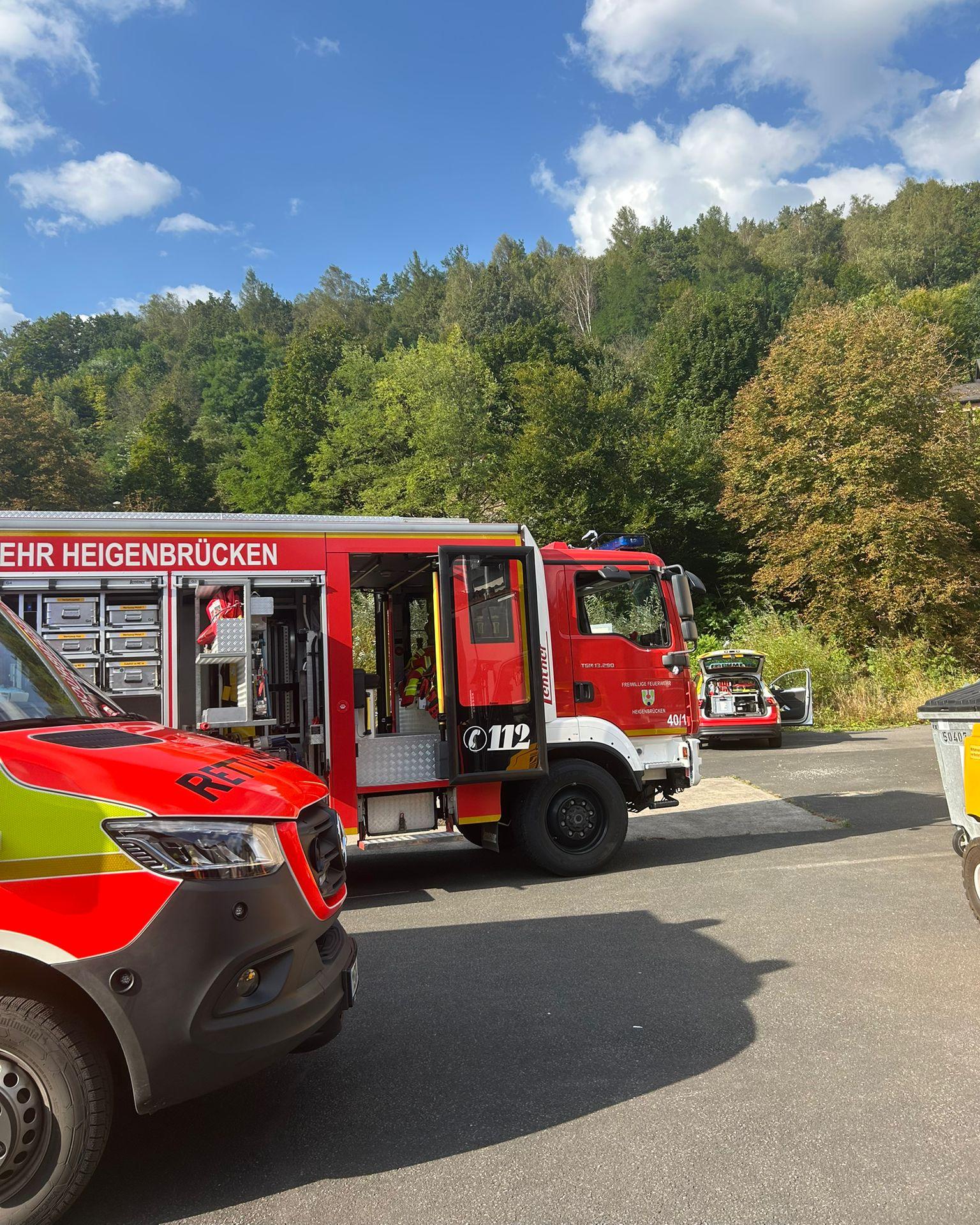 20240918 Arbeitsunfall Heigenbrücken Person eingeklemmt 2