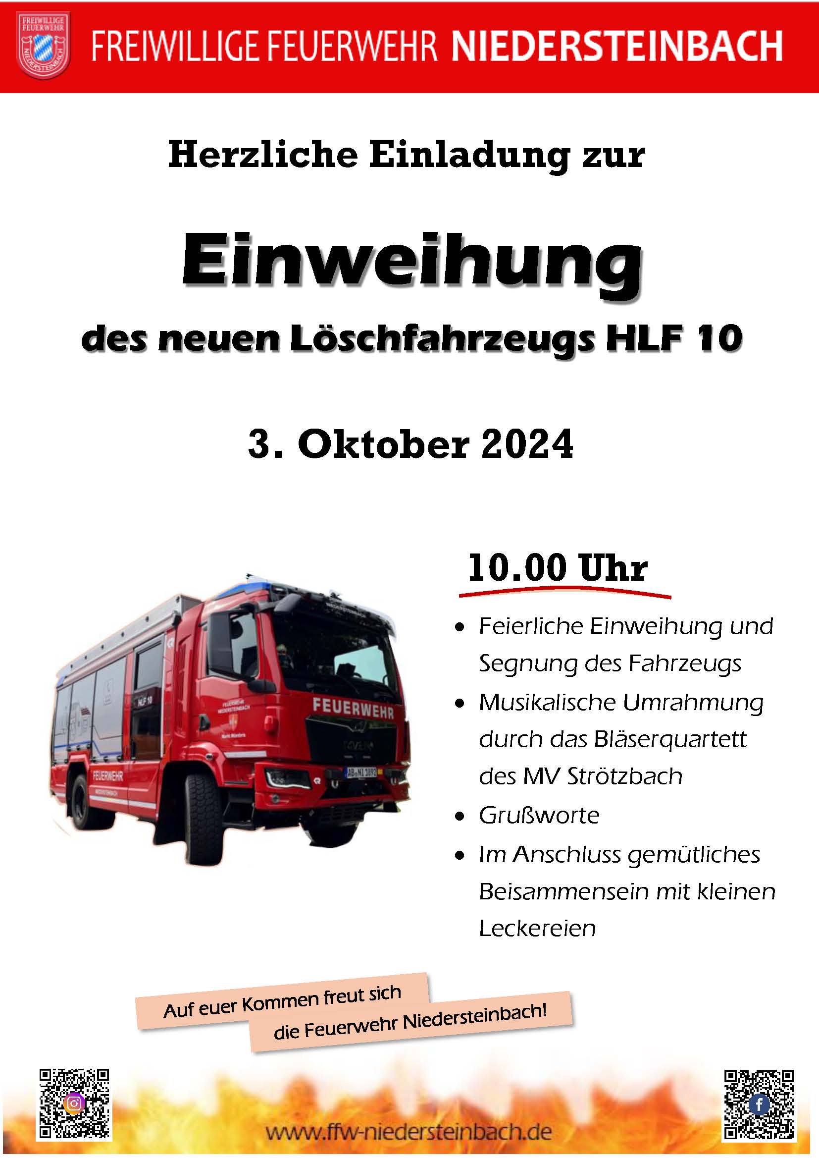 240926 Einweihung HLF Niedersteinbach