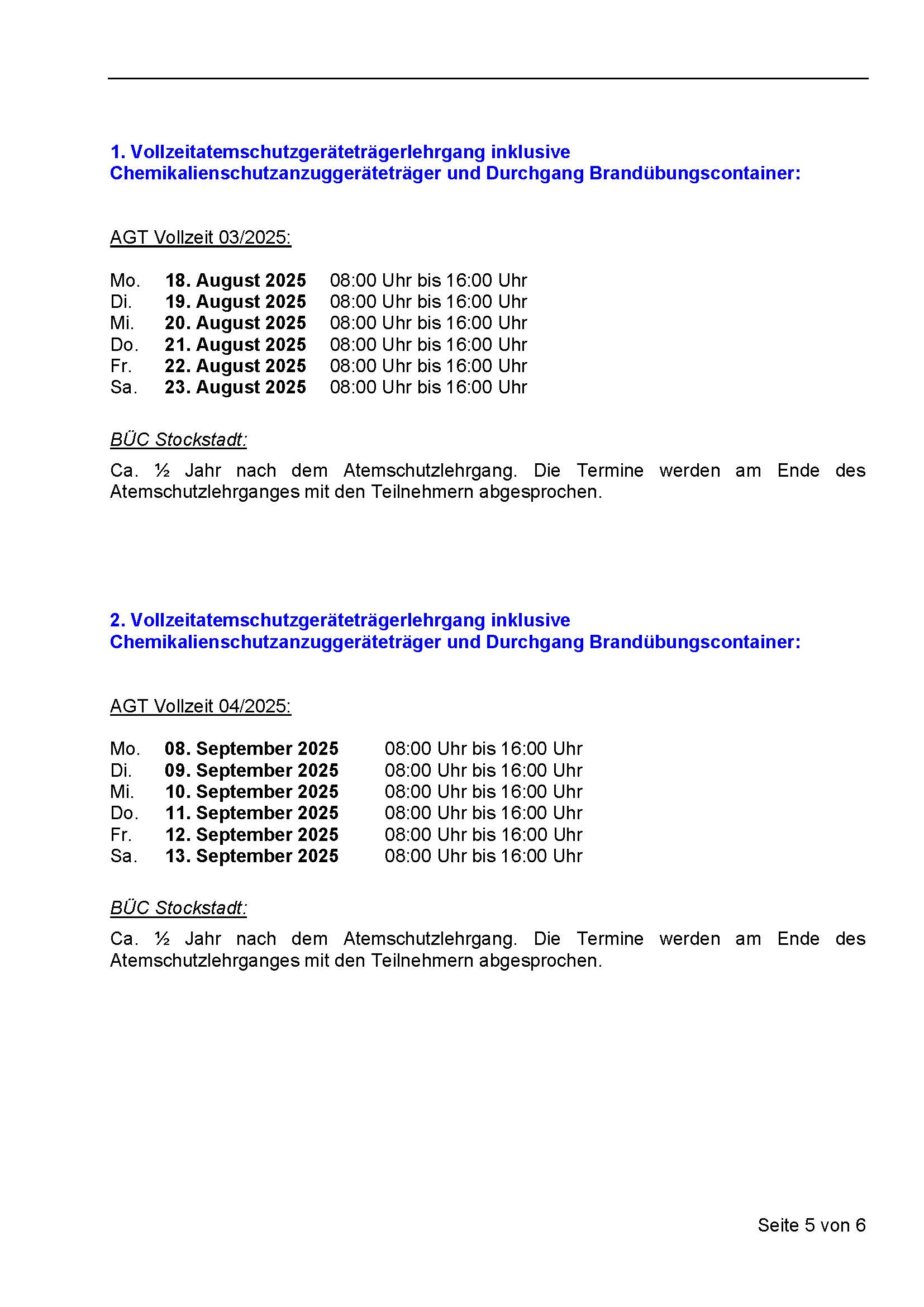 AGT Lehrgänge 2025 Seite 5
