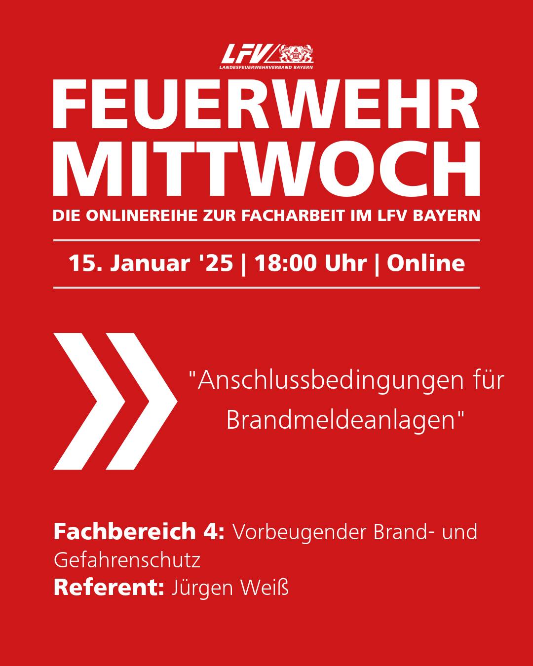 Feuerwehr Mittwoch BMA