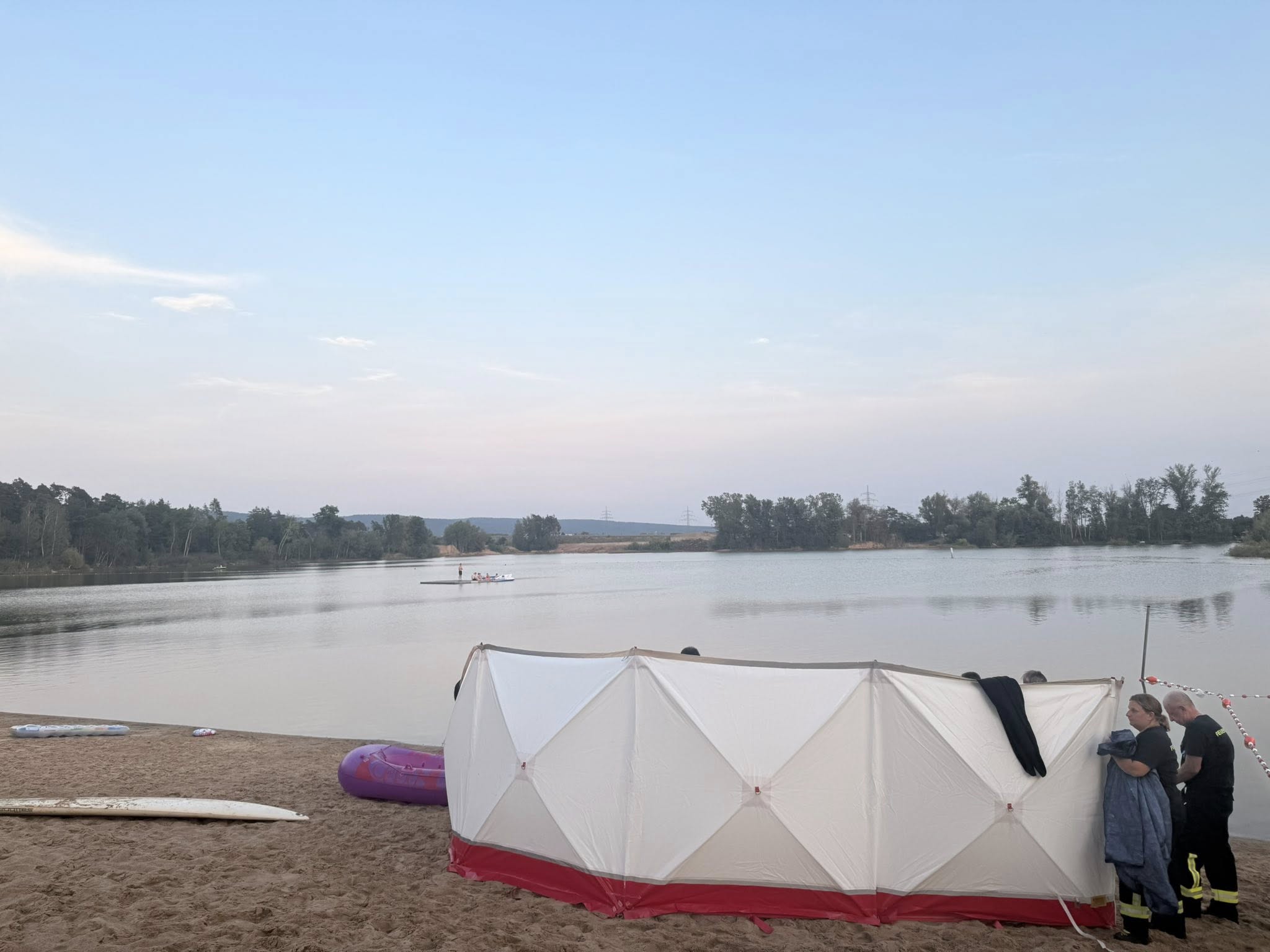 20250815 Wasserrettung Karlstein Weisssee 1