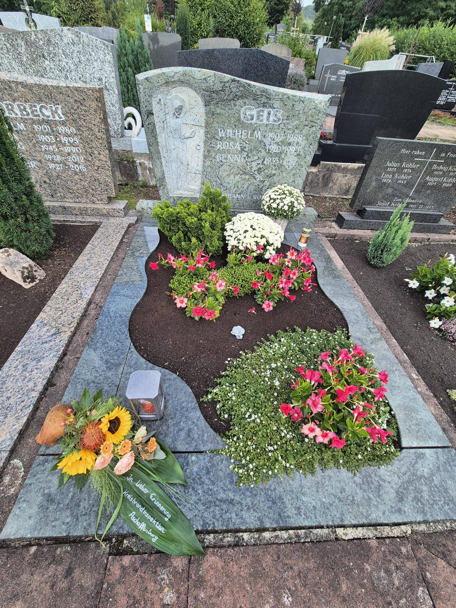 Benno Geis Grabstelle in Laufach