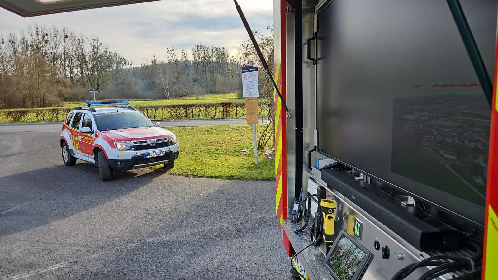 20250101 Nachbarliche Hilfe FF Karlstein mit Drohne in Aschaffenburg 1