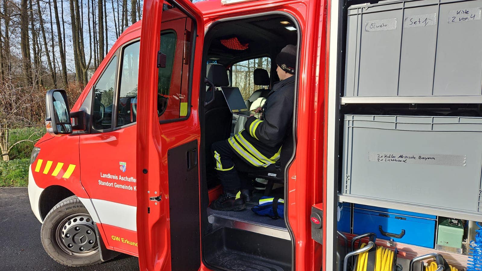 20250101 Nachbarliche Hilfe FF Karlstein mit Drohne in Aschaffenburg 3