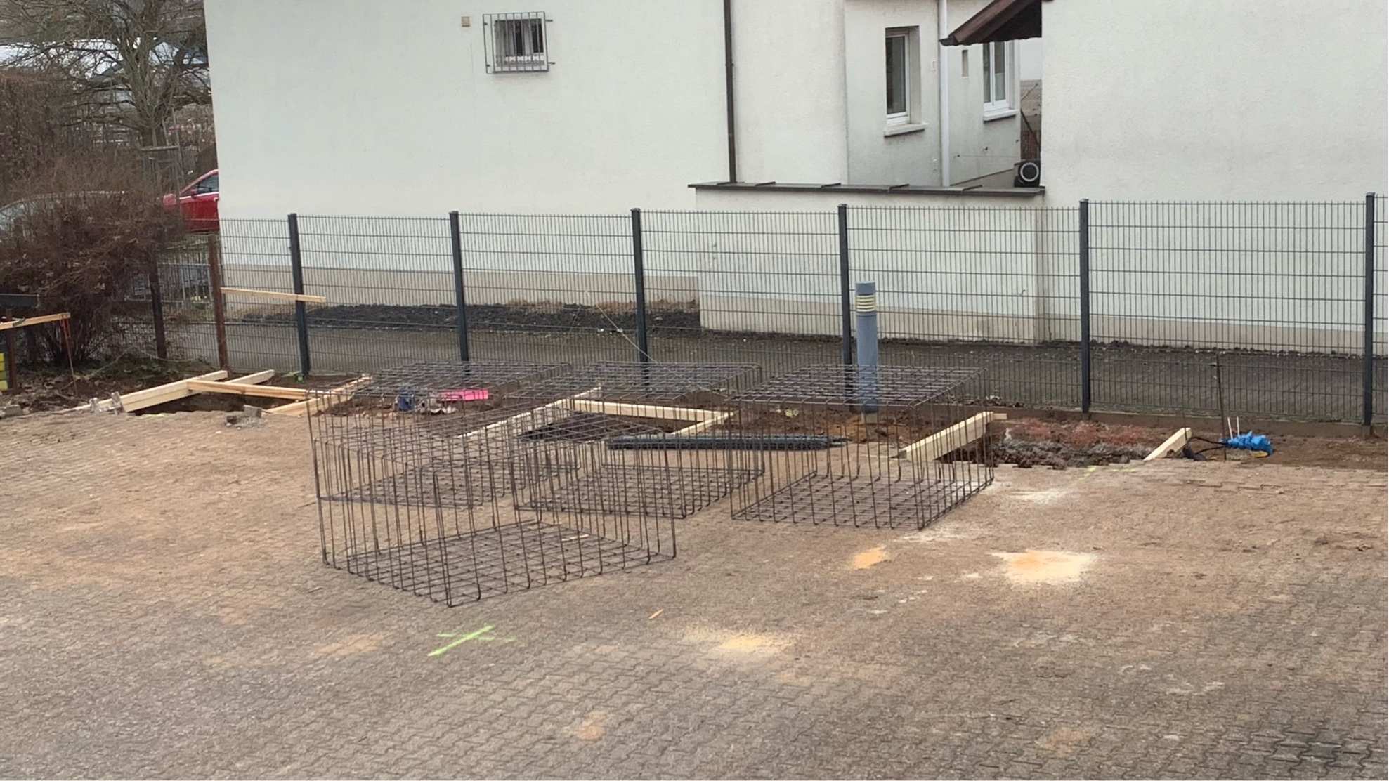 20250310 Erweiterung Feuerwehrhaus Goldbach um eine überdachte Abstellfläche 1