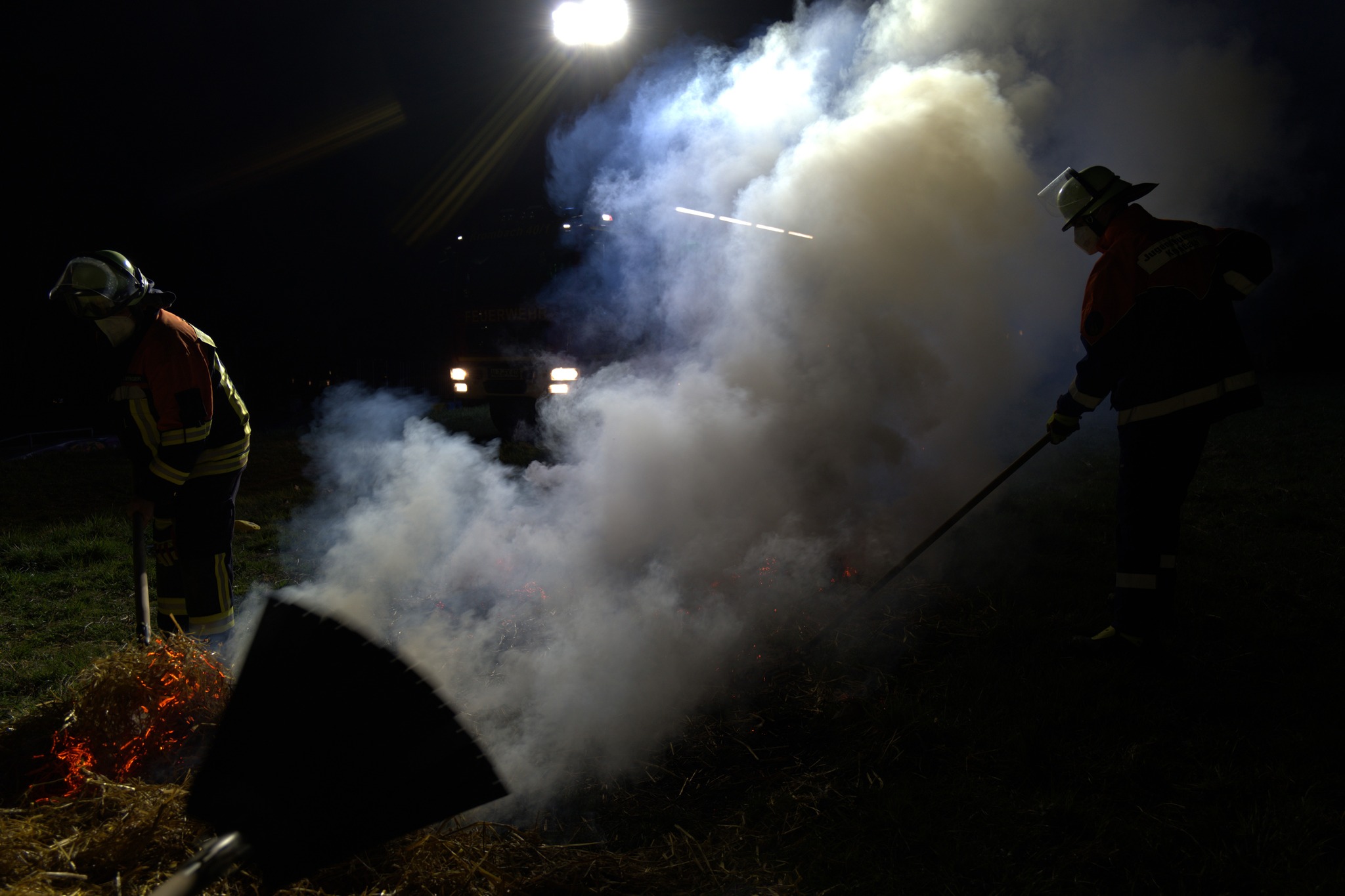 20250326 Ausbildung Vegetationsbrandbekämpfung der FF Krombach durch die FF Daxberg 3