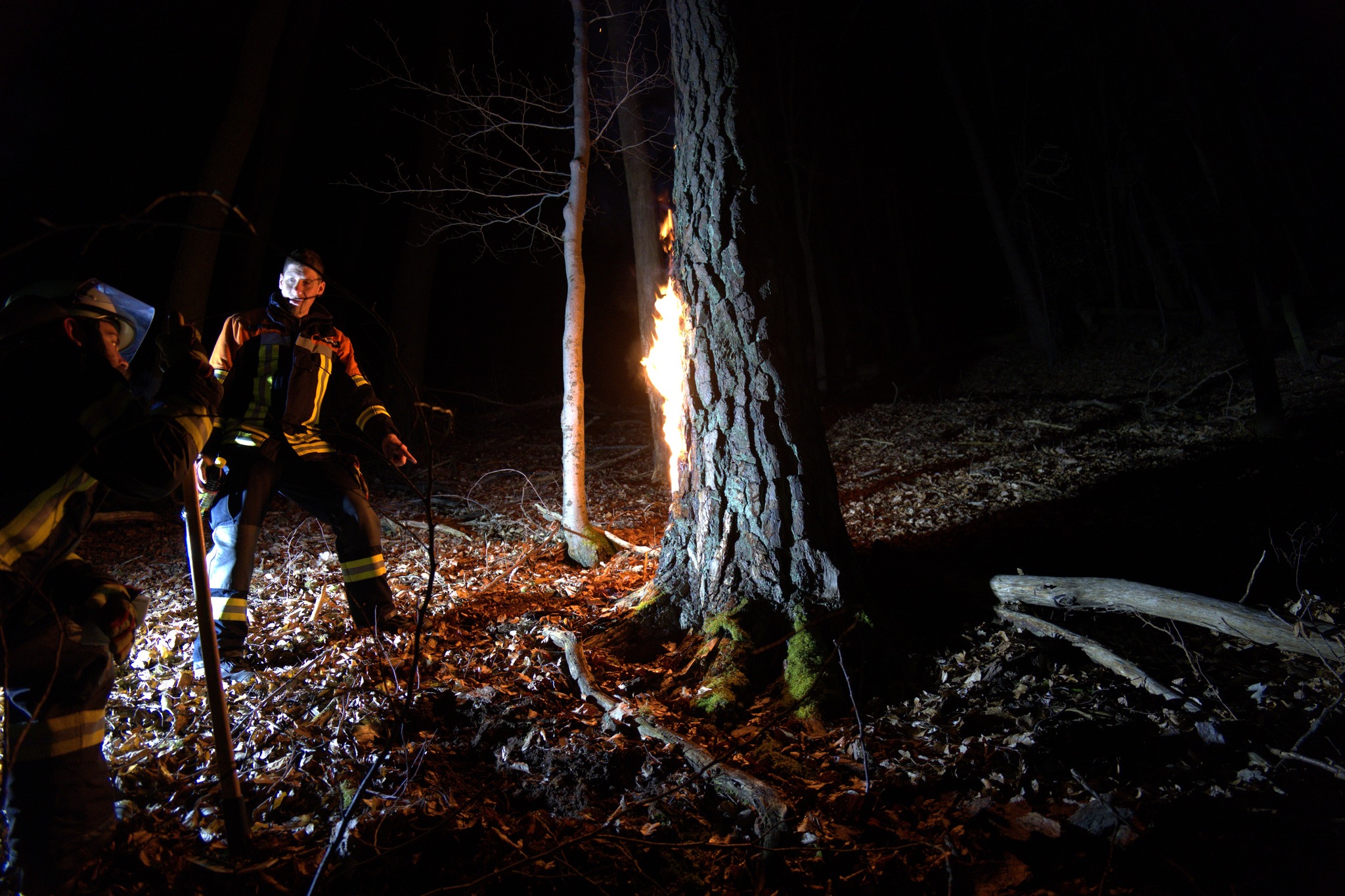 20250326 Ausbildung Vegetationsbrandbekämpfung der FF Krombach durch die FF Daxberg 4