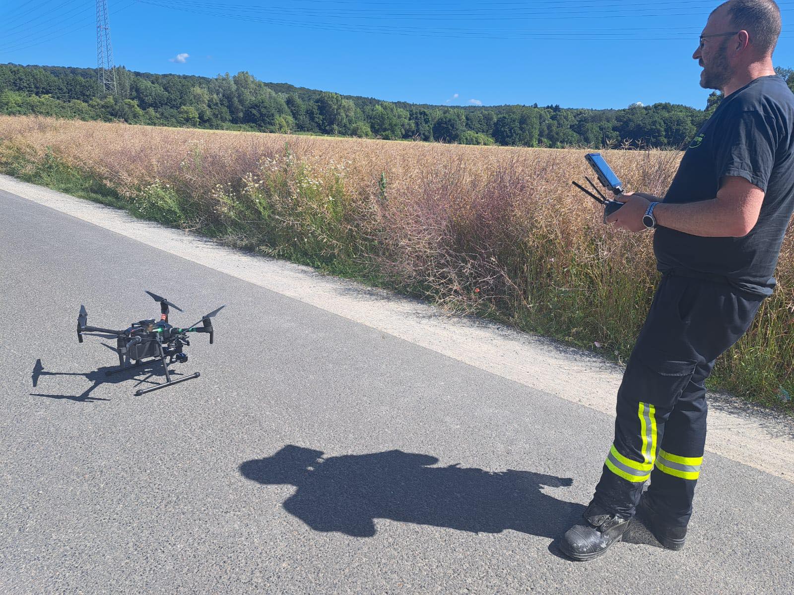 20250625 Nachbarliche Hilfe der FF Karlstein bei Vermisstensuche in Aschaffenburg 6