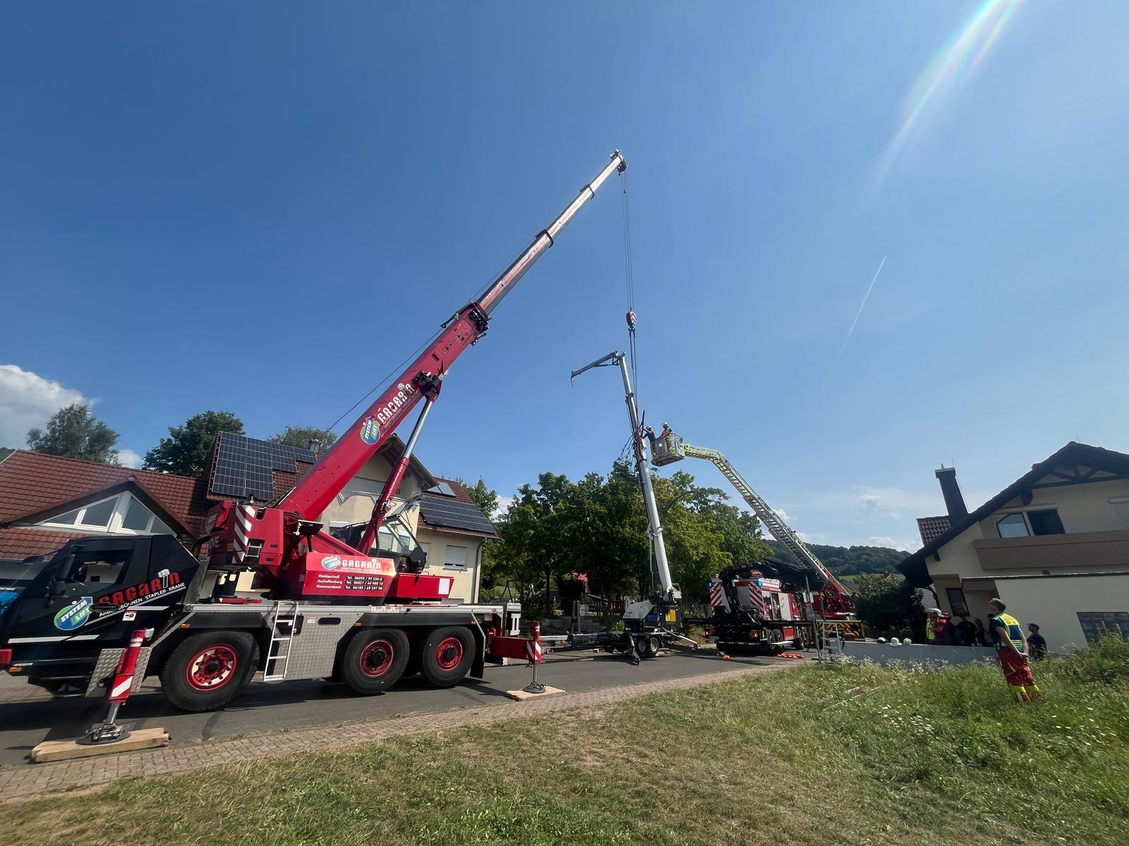 20250820 Arbeitsunfall umgestürzter Kran Bessenbach 6