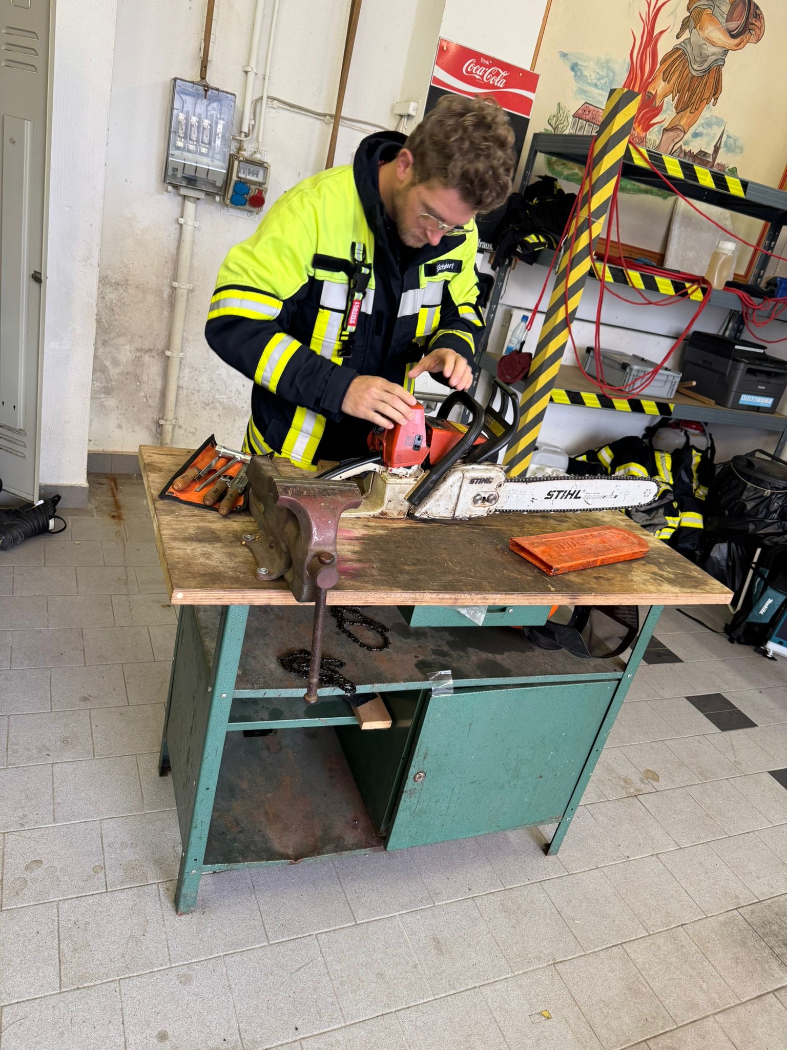 20251007 Ausbildung Feuerwehr Motorsägenführer Modul A in Gunzenbach 6