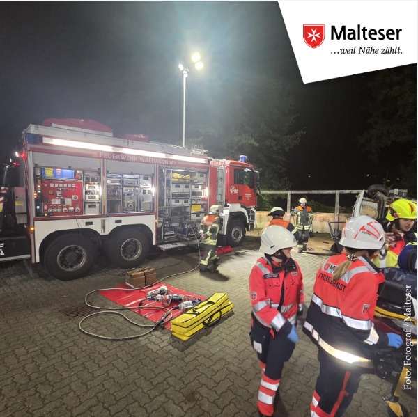 20251021 FF Waldaschaff THL Übung mit dem MHD 5