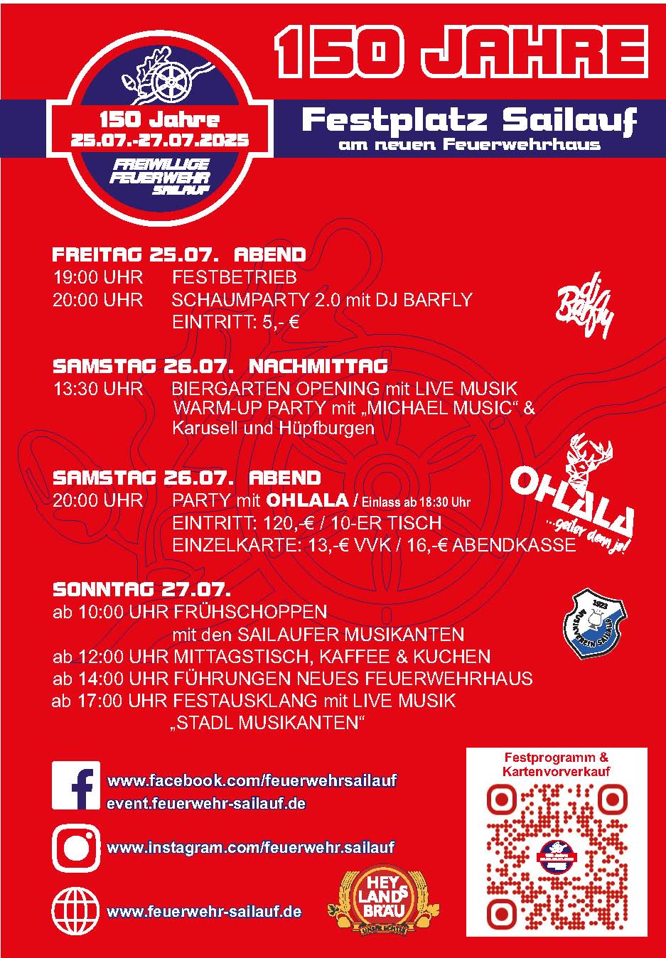 FF Sailauf 150 Jahre