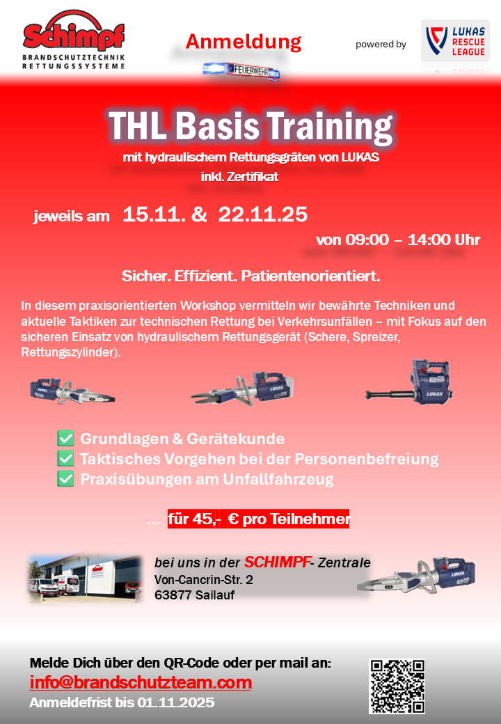 Flyer THL Training Schimpf