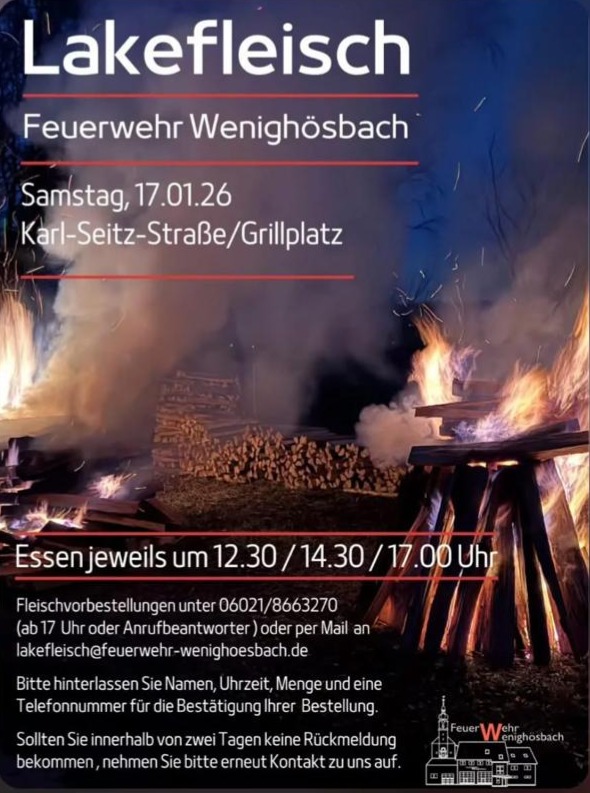 Lakefleisch Wenighlsbach 2026