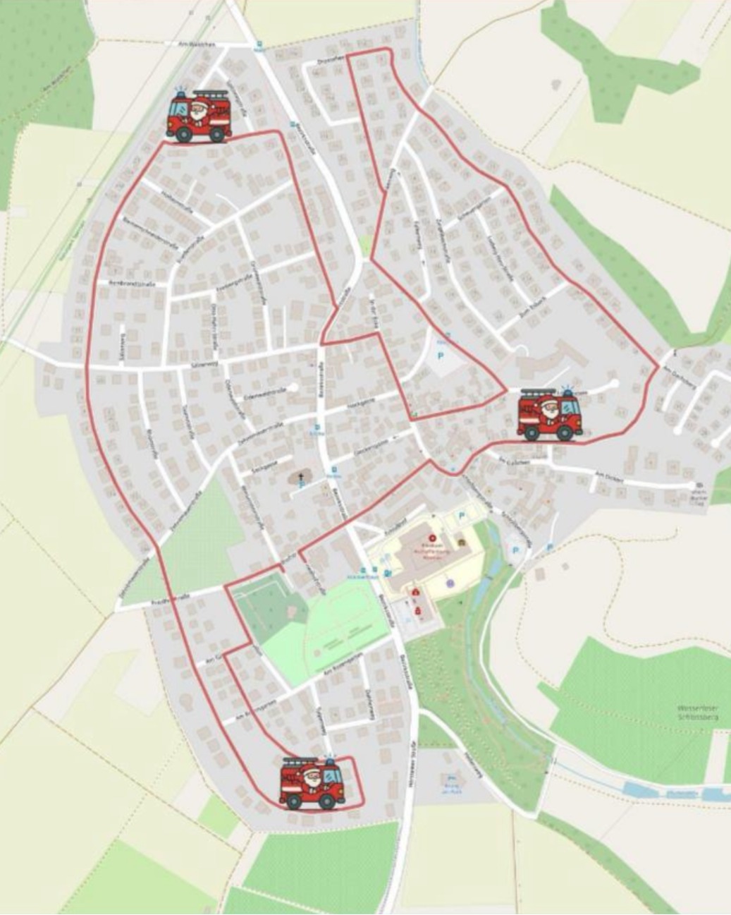 Lichterfahrt Wasserlos 2