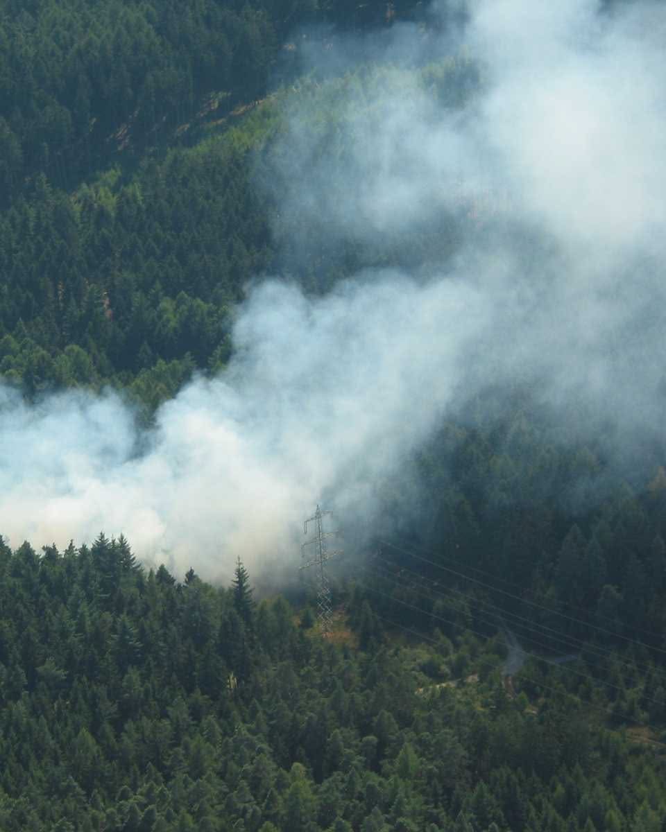 Waldbrand Luftbeobachtung RUF 2