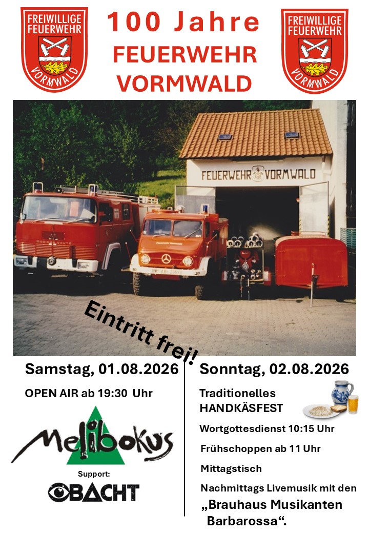 100 Jahre FFW Vormwald