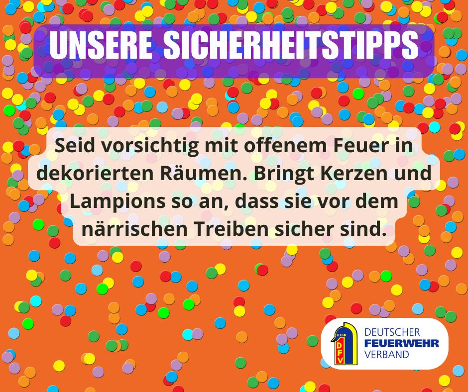 Sicherheitstipps zur Faschingszeit 4
