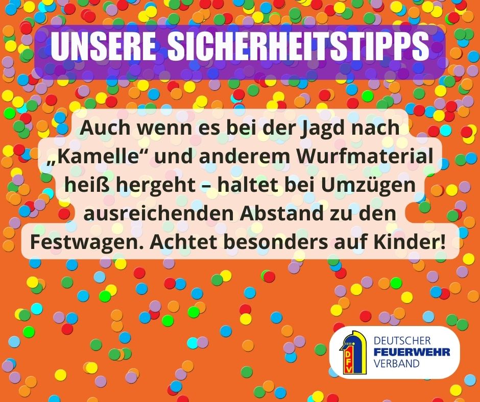 Sicherheitstipps zur Faschingszeit 7