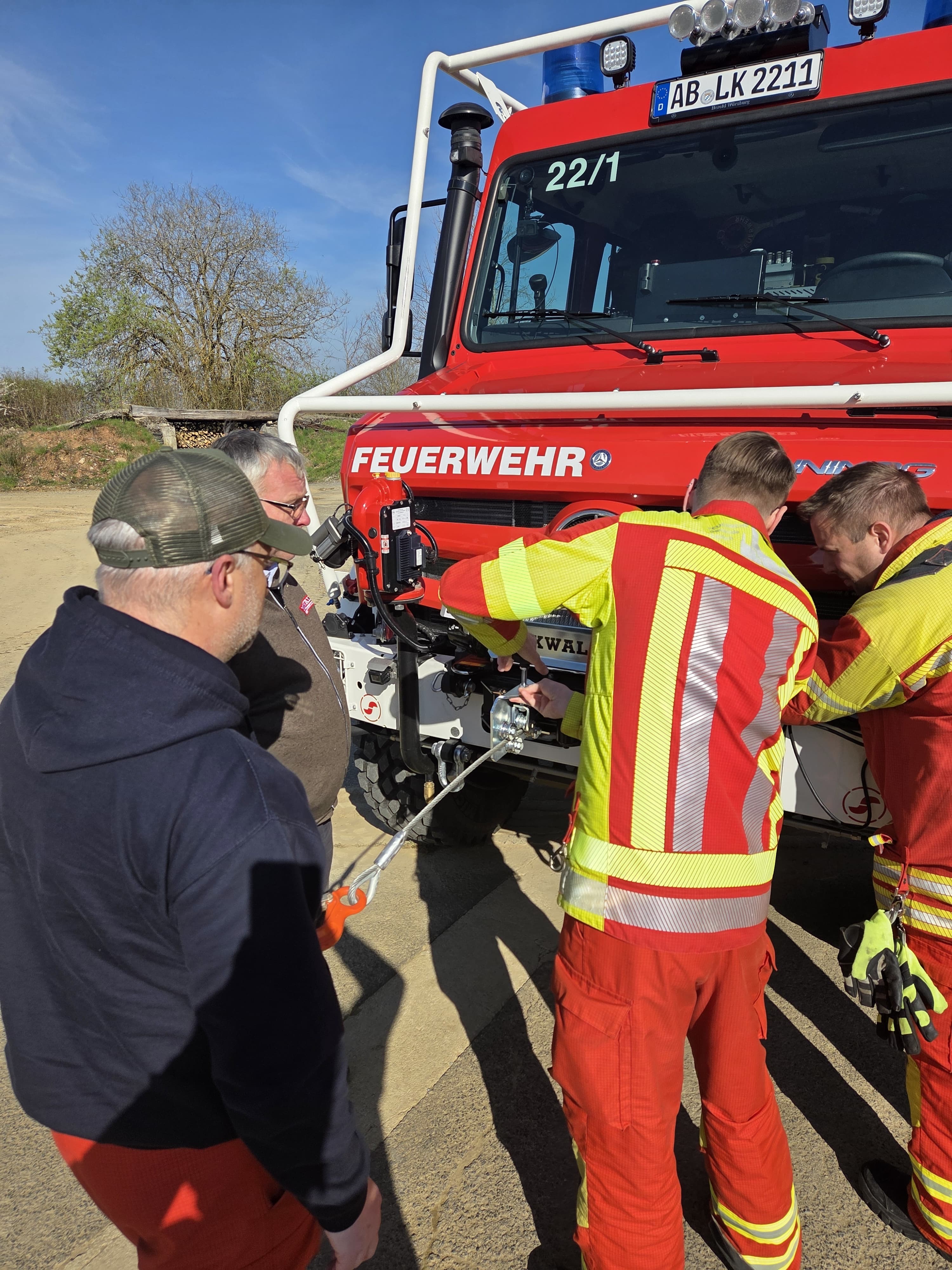 20260411 Allradfahrtraining mit den Unimog WB TLF 7