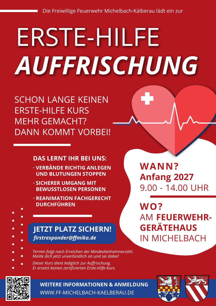 FFMichelbach Erste Hilfe Auffrischung