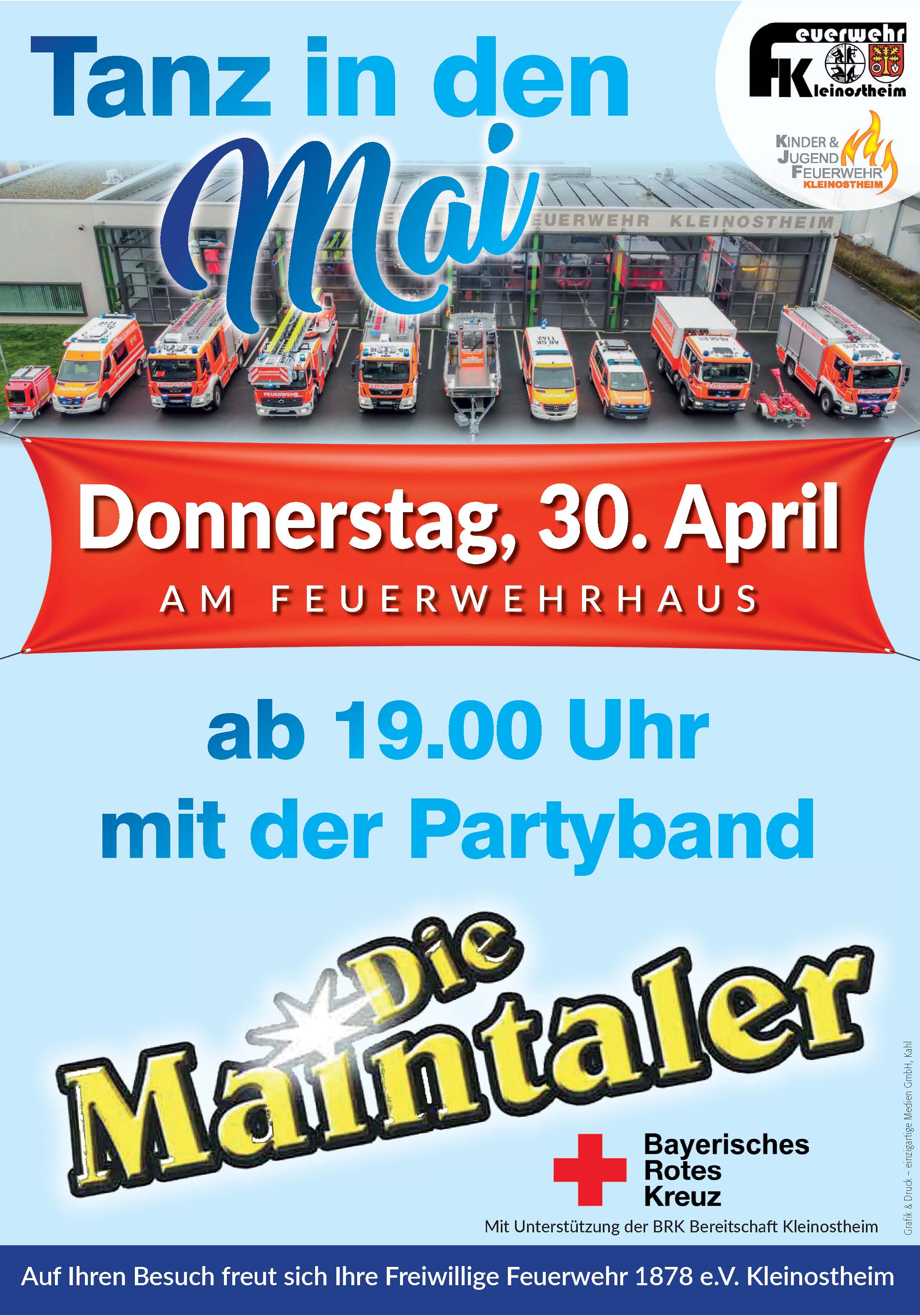 Feuerwehr Kleinostheim Tanz in den Mai