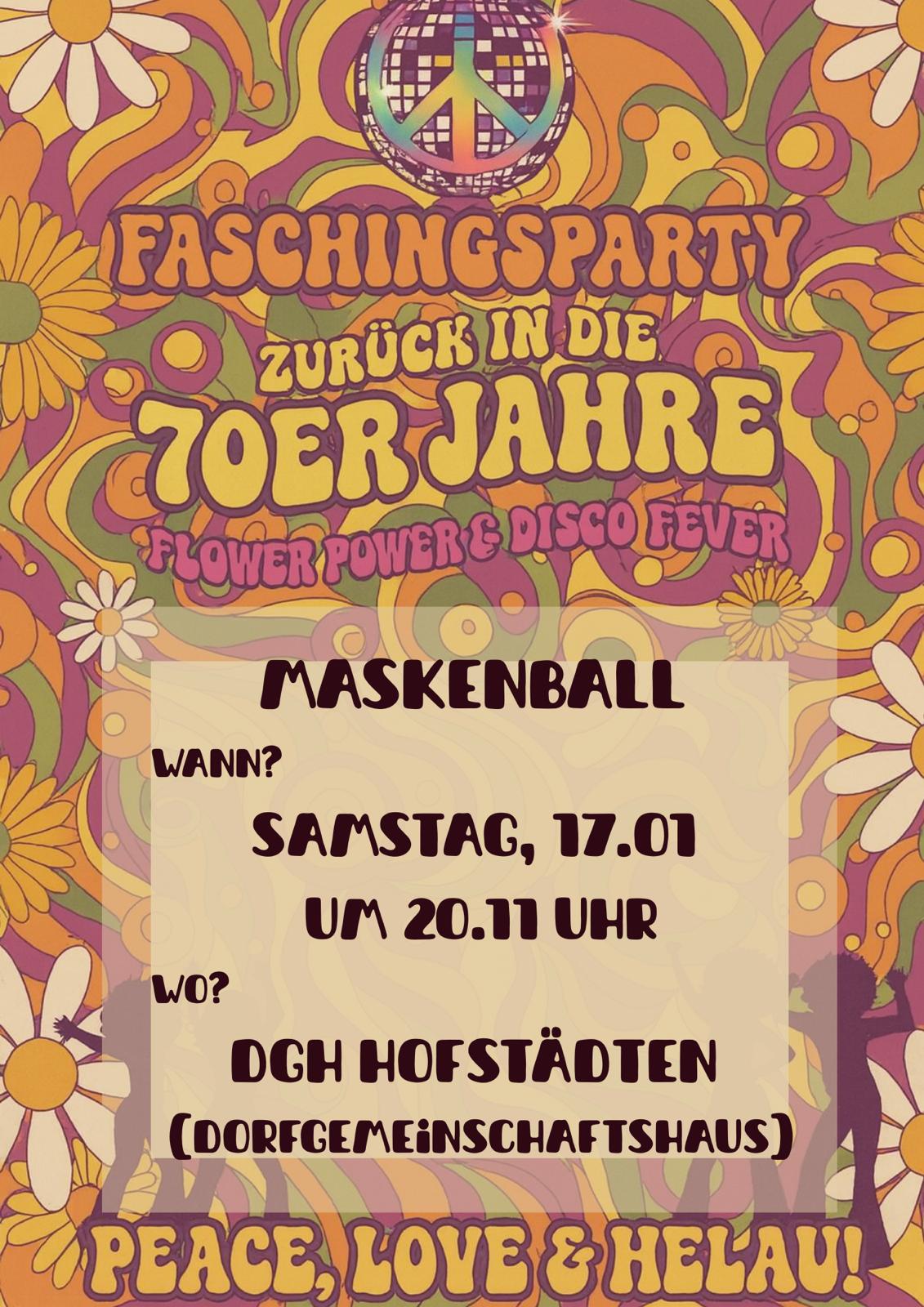 Hofstädten Maskenball 2026