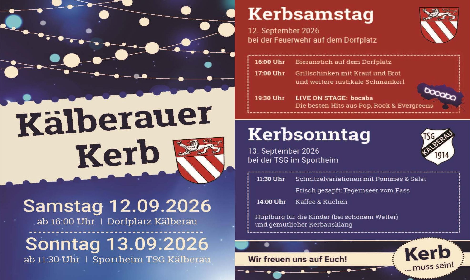Kälberau Kerb 2026