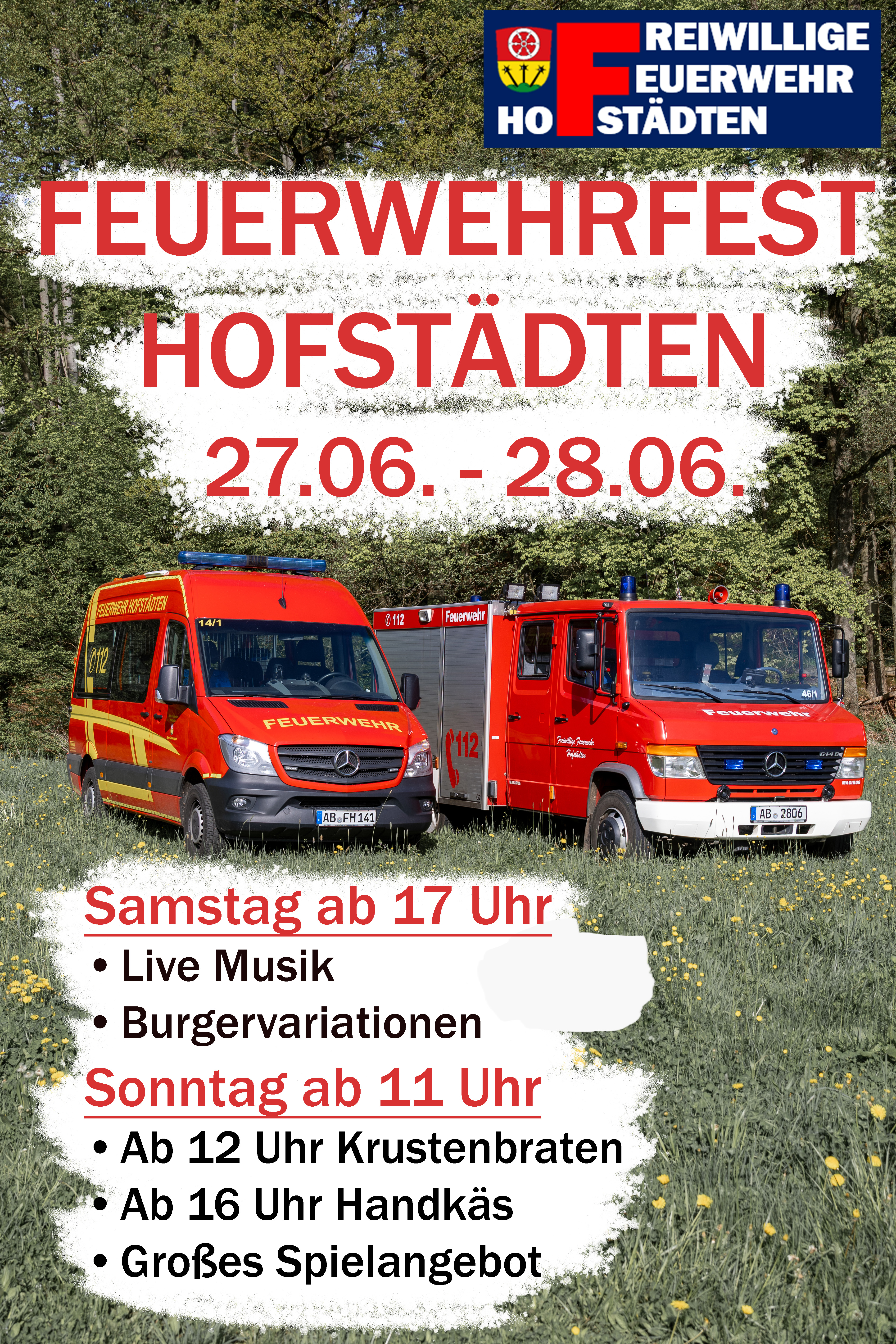 Plakat Hofstädten 2026