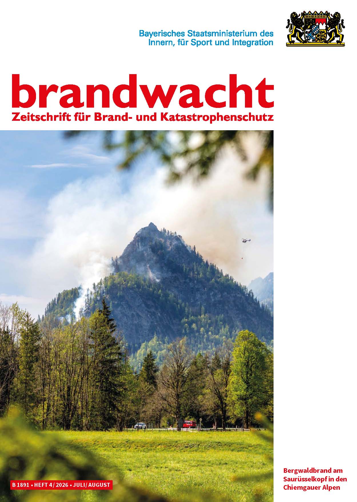 Seite 1 aus Brandwacht Ausgabe 04 2026