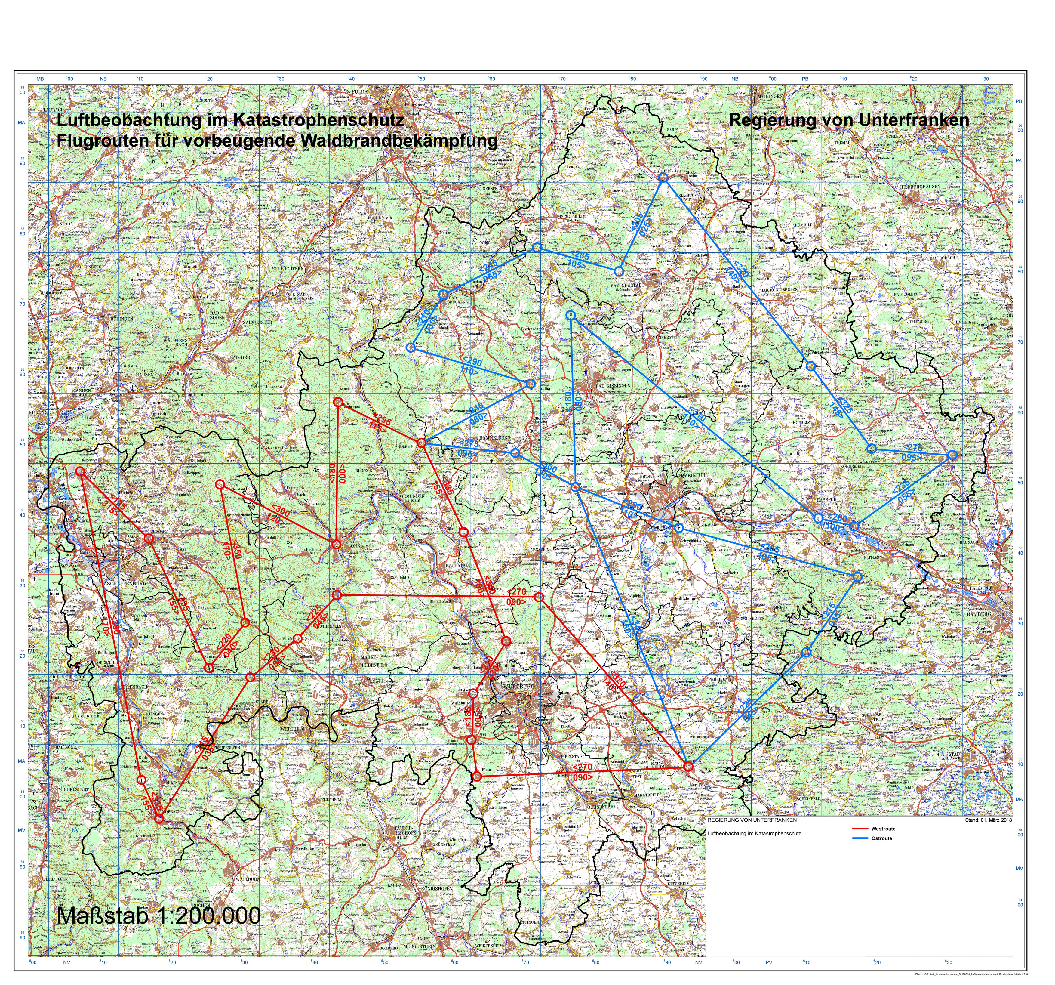 Waldbrand Luftbeobachtung RUF 3